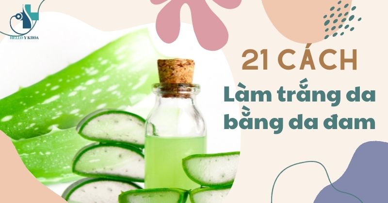 Cách làm trắng da bằng nha đam