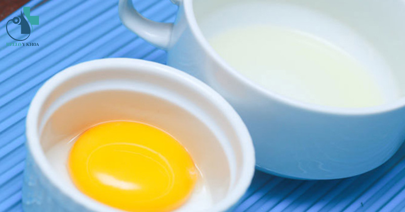 Cách tắm trắng da bằng trứng gà và sữa tươi