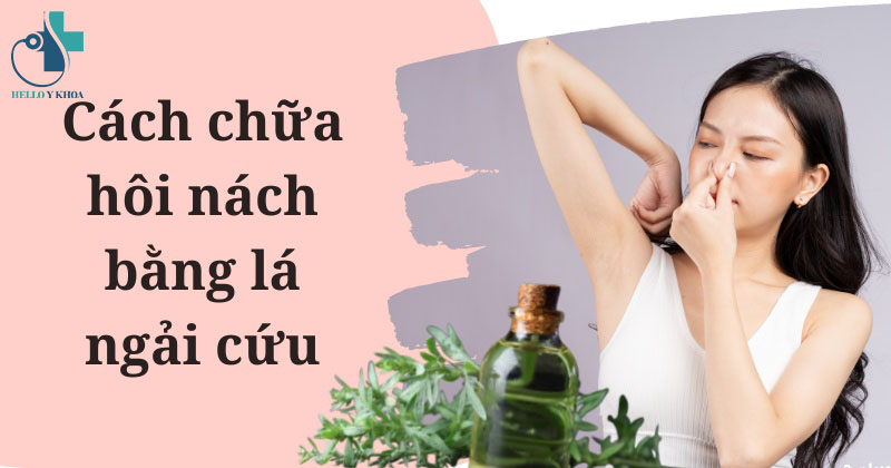 Cách chữa hôi nách bằng ngải cứu