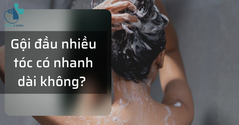 Gội đầu nhiều tóc có nhanh dài không