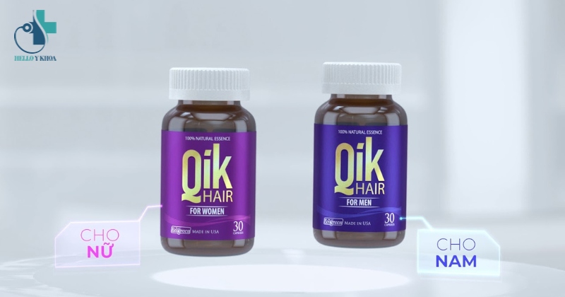 Dùng Qik hair chữa rụng tóc hiệu quả