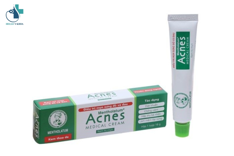 Kem trị mụn cho da dầu mụn Acnes