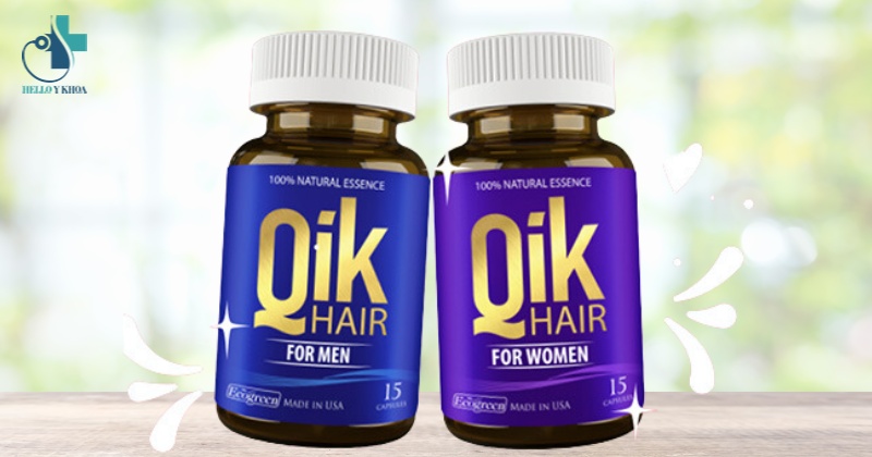 Nên bổ sung thêm Qik hair giúp tóc chắc khỏe